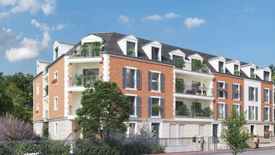À Maisons-Laffitte (78), un programme neuf mise sur l’élégance classique © Virtual Only