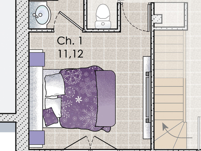 Plan habillé Zoom - maison - Econome sur tous les plans