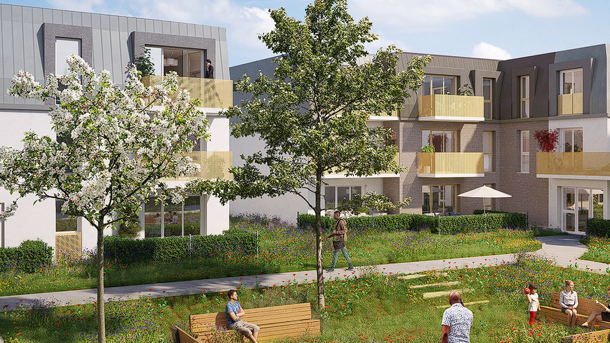 Gardenia propose un espace de coworking en pied d'immeuble.