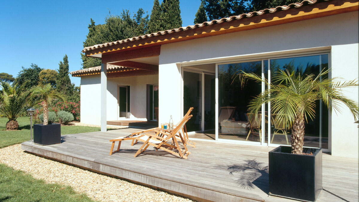 Mélange de modernité et tradition pour cette maison bois