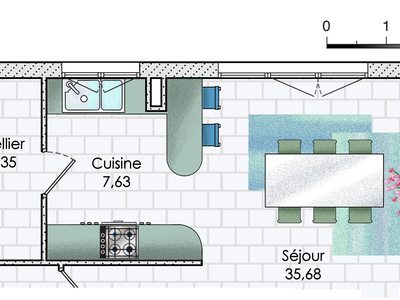 Plan habillé Zoom - maison - L’habitat durable pour tous