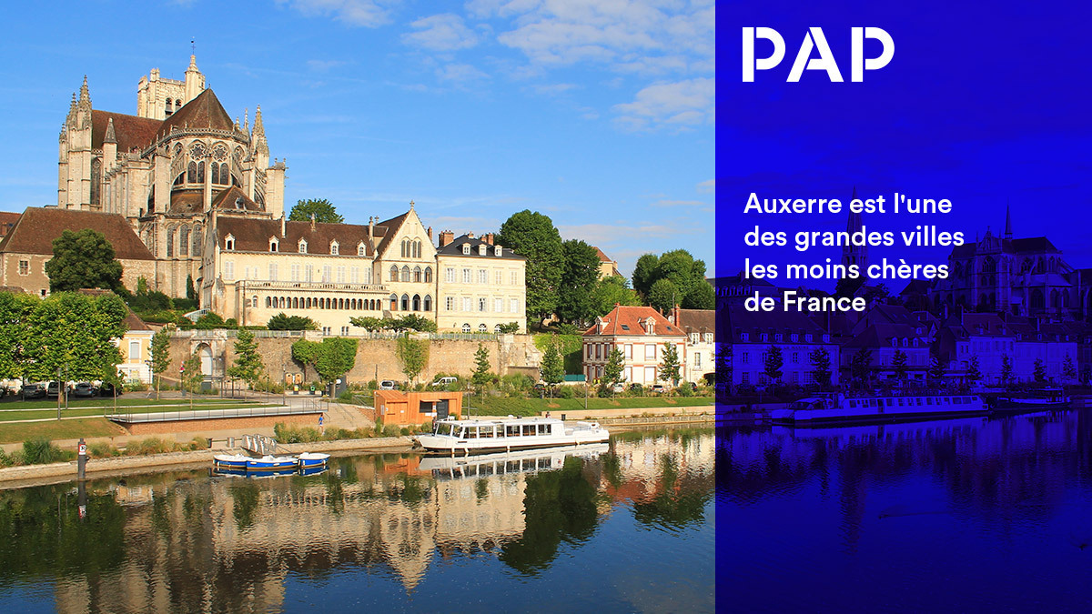Auxerre figure parmi les marchés immobiliers les plus accessibles de France.