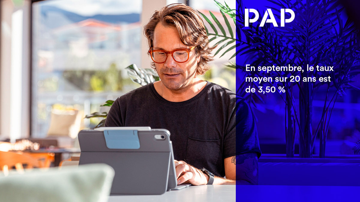 Entre août et septembre, les taux des crédits ont progressé de 0,10 à 0,20 %.