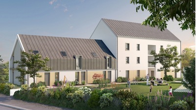 Une résidence intimiste et naturelle près de Rennes © Cabinet Tricot Architecture/Keredes