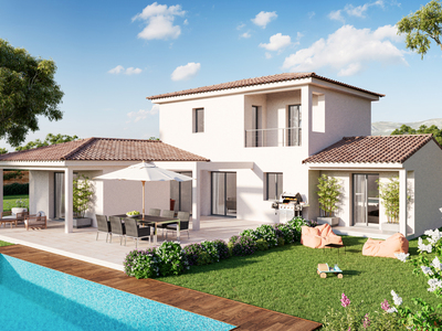 Une maison avec le soleil pour allié