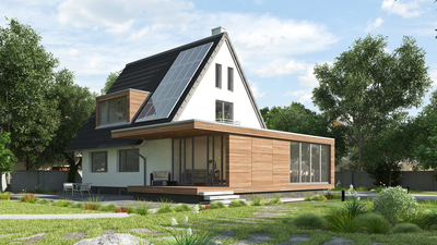 Comment agrandir une maison bois ? © OliverHasselluhn/Gettyimages