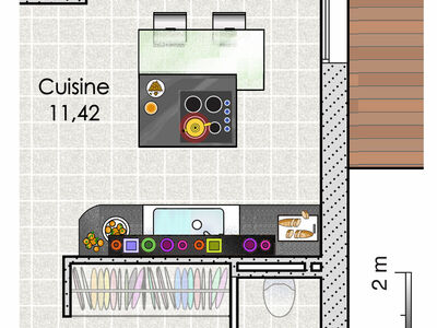 Plan habillé Zoom - maison - Une maison design