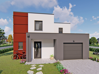 Une maison contemporaine aux lignes géométriques