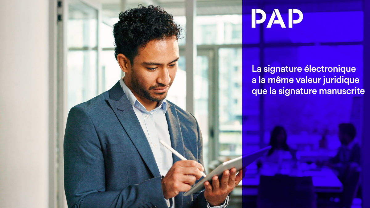 Vous avez le droit de refuser la signature électronique.