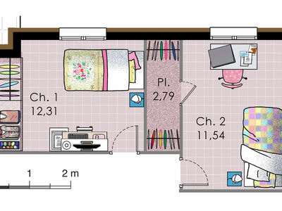 Plan habillé Zoom - maison - Ossature bois :  promesses tenues