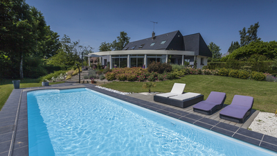 Piscine : l'atout charme du jardin © Olivier Frajman (Magiline)