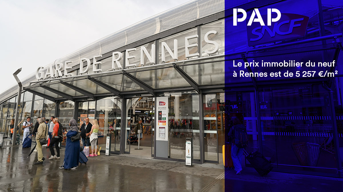 Les prix devraient continuer à progresser autour de la gare de Rennes.