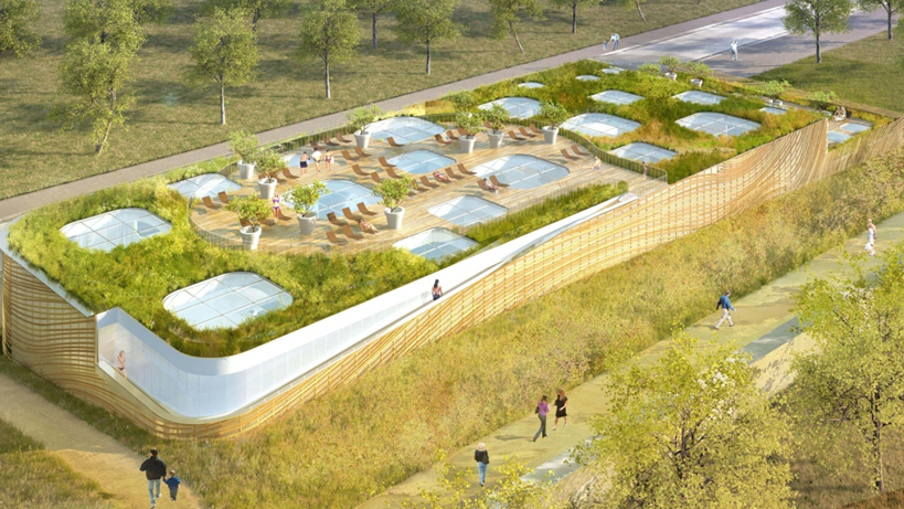 Les habitants de l'écoquartier d'Issy-les-Moulineaux bénéficieront d'une piscine construite selon les principes du feng-shui.