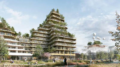 À Rueil-Malmaison, l’écoquartier de l’Arsenal accueille un nouveau programme © Pitch Promotion