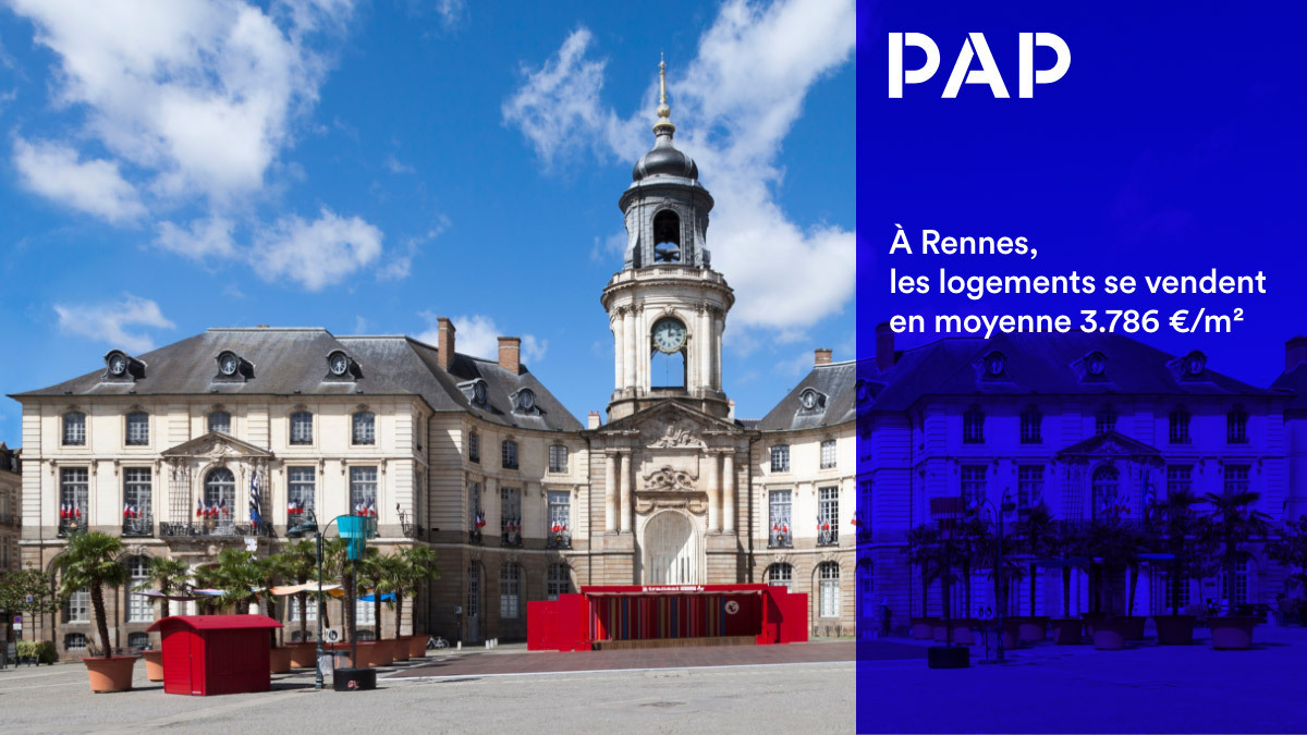 À Rennes, un logement se vend en moyenne en 62 jours.