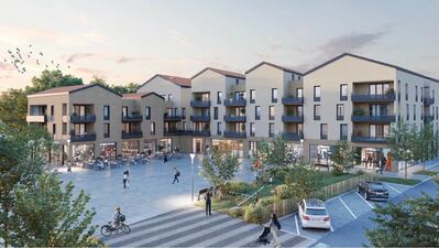 Esprit village à deux pas de Lyon © Aktis Architecture