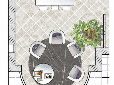Plan habillé Zoom - maison - Une maison lumineuse dans la région d’Avignon
