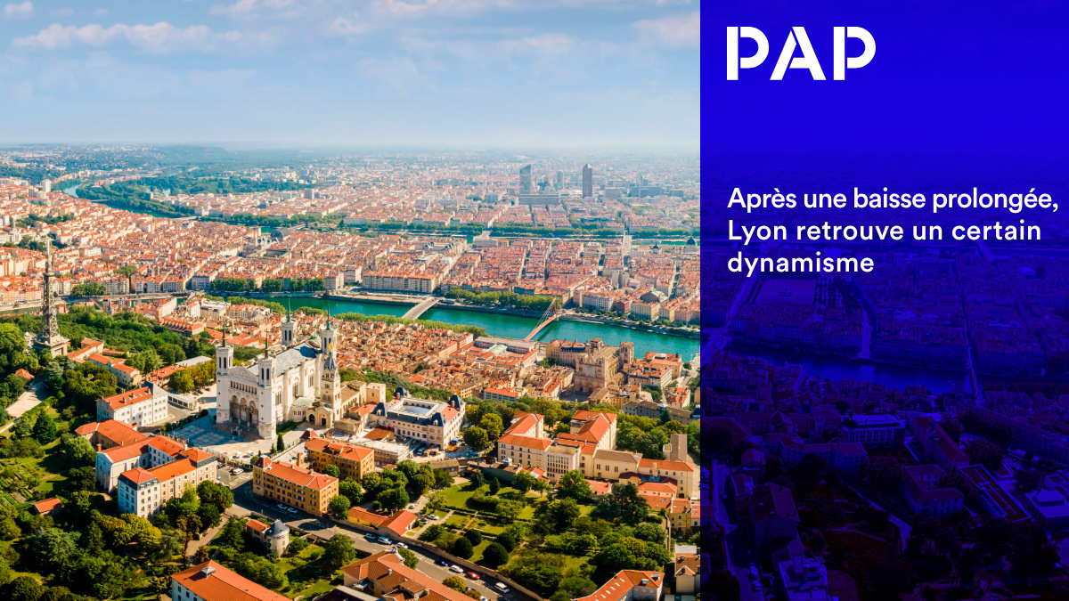 Lyon affiche un prix immobilier moyen de 4.605 €/m².