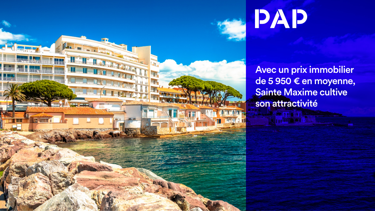 + 25,9 % sur les prix immobiliers en 5 ans, Sainte-Maxime cartonne.