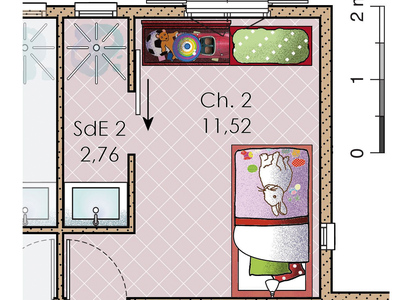 Plan habillé Zoom - maison - Une maison sous les tropiques