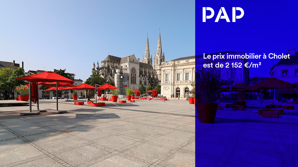 Les prix à Cholet vont continuer à baisser dans les 12 prochains mois.