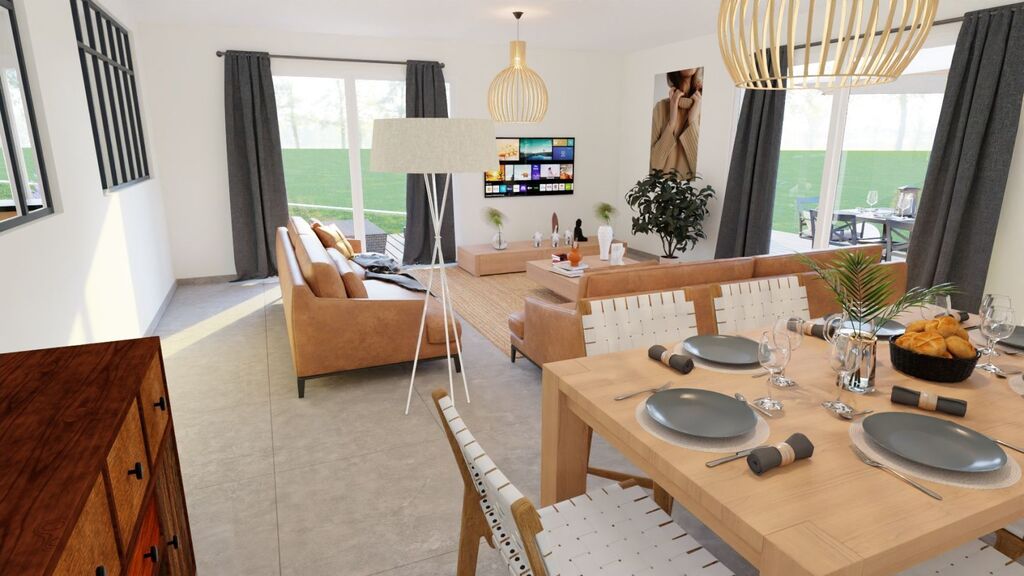 Maison avec terrain Projet de construction d'une maison 128 m² avec terrain à SOYAUX (16)