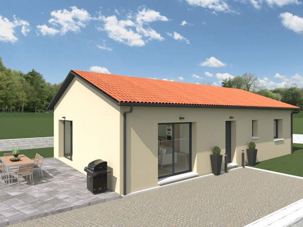 Maison 89&nbsp;m² à construire Beaurepaire (38270)