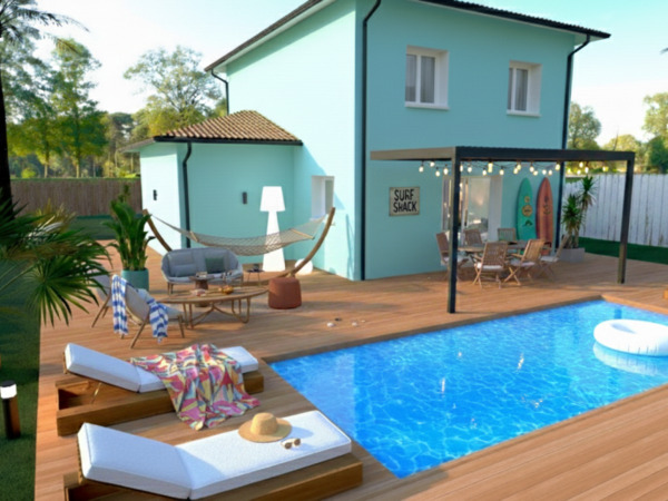 Maison 90&nbsp;m² à construire Biscarrosse (40600)