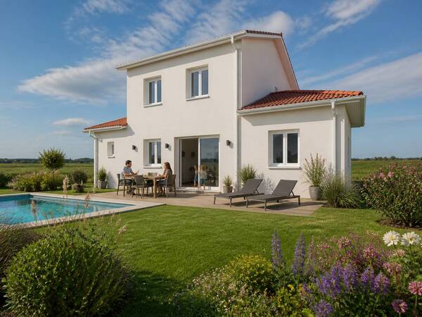 Maison 107&nbsp;m² à construire Saint-Jean-de-Bournay (38440)