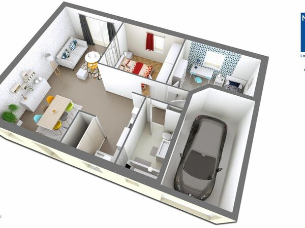Maison 65&nbsp;m² à construire Rebais (77510)