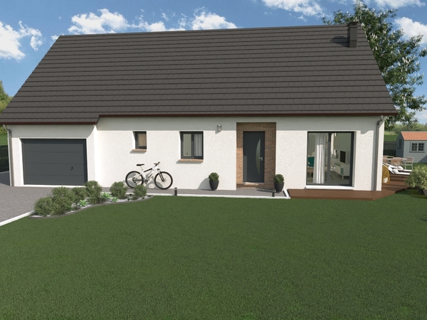 Maison 95&nbsp;m² à construire Mesnières-en-Bray (76270)