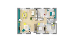 Maison 78 m² à construire Mesnières-en-Bray (76270)