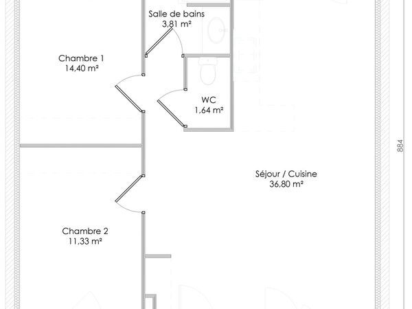 Maison 65&nbsp;m² à construire Juillac-le-Coq (16130)