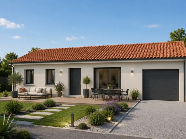 Maison 66&nbsp;m² à construire Saint-Benoît (86280)
