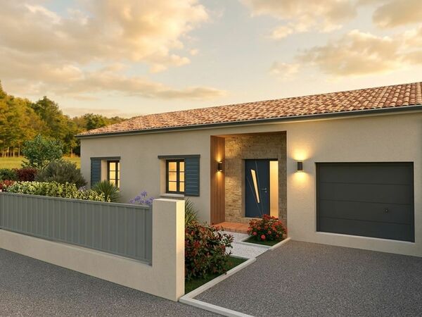 Maison 88&nbsp;m² à construire Lonzac (17520)