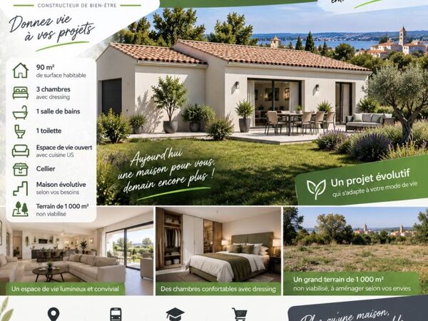 Maison 90&nbsp;m² à construire Istres (13)