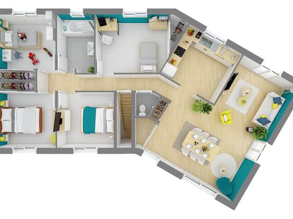 Maison 113&nbsp;m² à construire Corcieux (88430)