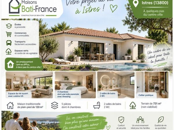 Maison 120&nbsp;m² à construire Istres (13)