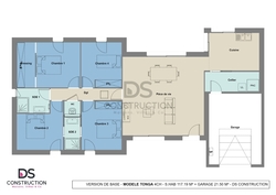 Maison 117 m² à construire La Roche-Rigault (86200)