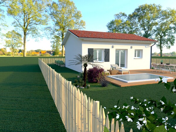 Maison 56&nbsp;m² à construire Gastes (40160)