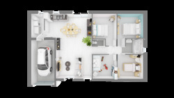 Maison 94 m² à construire Tavant (37220)