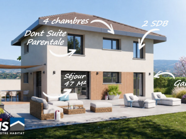 Maison 130&nbsp;m² à construire Saint-Genis-Pouilly (01630)