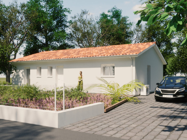 Maison 90&nbsp;m² à construire La Sauve (33670)