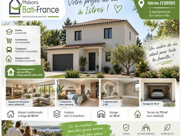 Maison 90&nbsp;m² à construire Istres (13)