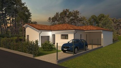 Maison 112 m² à construire Lüe (40210)