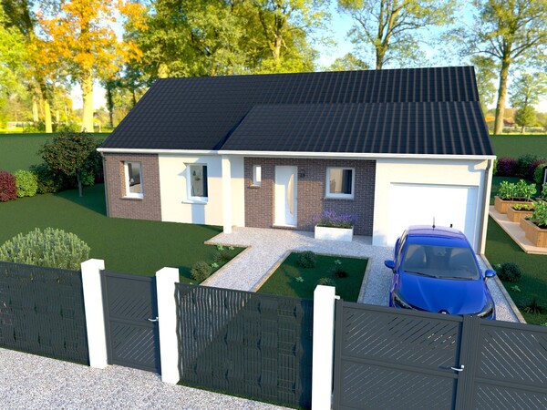 Maison 88&nbsp;m² à construire Vaulx-Vraucourt (62159)