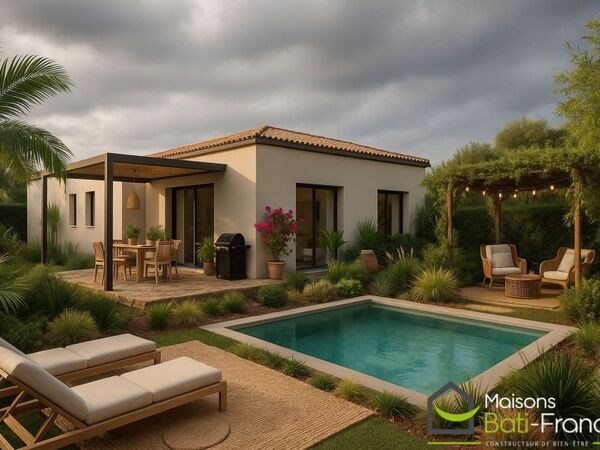 Maison 86&nbsp;m² à construire Rochefort-du-Gard (30650)