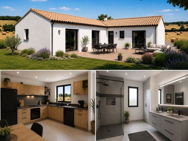 Maison 95&nbsp;m² à construire Chaix (85200)