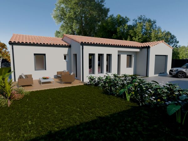 Maison 92&nbsp;m² à construire Azay-sur-Thouet (79130)