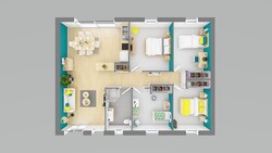 Maison 90 m² à construire Étaules (17750)